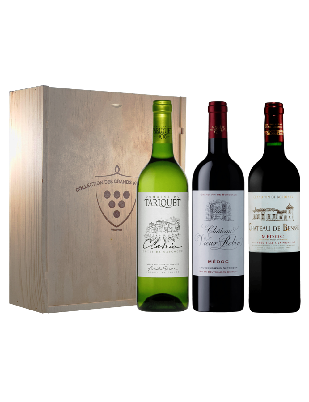 Coffret Decouverte Terroirs de France - 3 Bouteilles 75cl