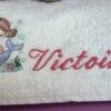 Serviette de toilette "Douceur & Fantaisie" 50x100 personnalisée