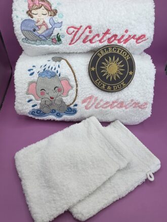 Parure de Bain Enfant "Douceur & Fantaisie"